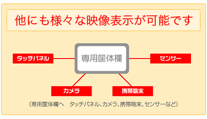 他にもさまざまな映像表示方法に対応。